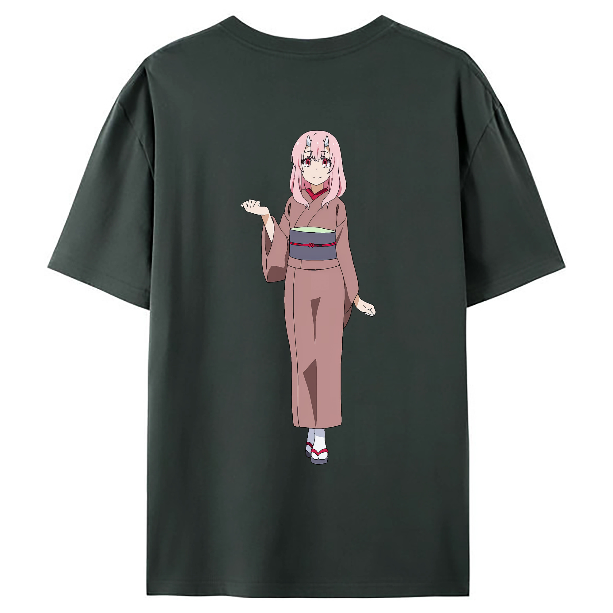 （画像用） 転スラ Regarding Reincarnated to Slime 綿100％ メンズ半袖Tシャツ（バックプリント） 通気性